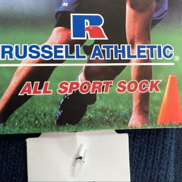 Russell Athletic navy medium tube socks multisport - Picture 3 of 6